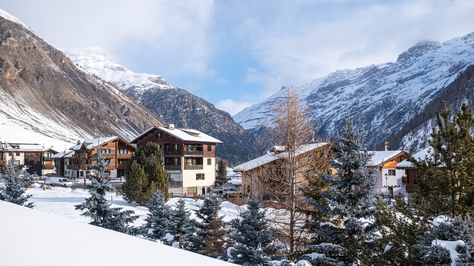 Village de montagne en Haute-Savoie